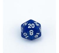 D20 - Lote de 10 dados poliédricos para juegos de mesa DND RPG (azul)