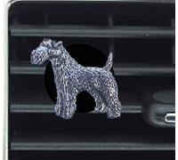D21 Fox Terrier - Kit de ambientador para perro, diseño de clip de ventilación