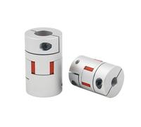 D25L30 Inner Size 4 to 12mm 4/5/6/6.35/7/8/9/10/11/12 Aluminum Alloy High Plum Blossom Motor Shaft Flexible Couplings(6.35mm to 8mm)