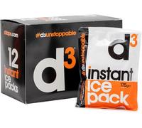 D3 Hielo instantáneo [paquete frío desechable listo para usar para traumas y contusiones] Ice Pack Sport primeros auxilios crioterapia de emergencia para gimnasios, equipos y eventos [individual o
