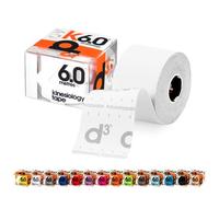 d3 K6.0 Kinesiology Tape - 50mm x 6m Latex-Free Hypoallergenic Ankle, Knee, Shoulder, Elbow Kinetic Physio Sports Medical Muscle Injury Strapping Support Tape