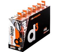 d3 Protector bucal deportivo Box de 6 unidades [doble capa gel talla para adultos 12+] funda higiénica | protección dental boca para deportes de contacto boxeo rugby artes marciales (6 protectores