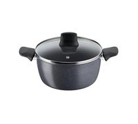 D4564553 - Olla con tapa de 22 cm Hard Stone Tefal para todos los fuegos excepto inducción