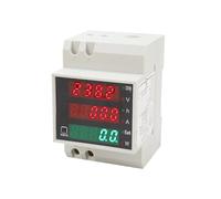 D52-2047 Medidor digital multifunción de carril DIN Medición energía CA Tiempo Factor voltaje actual LED CT100A