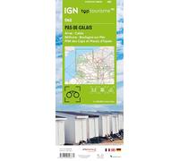 D62 Pas-de-Calais Arras: PAS-DE-CALAIS - ARRAS - CALAIS - BÉTHUNE - BOULOGNE-SUR-MER - PNR DES CAPS ET MARAIS D'OPALE 1:100000 (TOP 100)