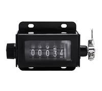 D67-F Walfront Contador Plástico de 5 Dígitos Manual Mecánico con Resorte