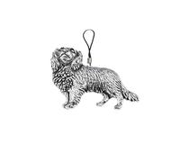 D7 Cavalier King Charles Spaniel Dog English Pewter Emblem - Abalorio para teléfono móvil, cable de 4 cm, paquete de regalo