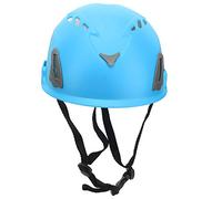 D8 Casco de escalada de roca Saféz de seguridad al aire libre Casco ajustable para el montañismo PP+EPP Material Cabeza de la cabeza 56 62 cm (Azul)