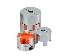 D80L115 conector de eje de Motor de acoplamiento Flexible de ciruela de aluminio de cuatro mandíbulas diámetro interior 18-55mm for enrutador acoplador de husillo de bolas grande (Size : 35mm to 35mm