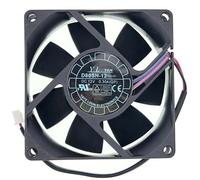 D80SH-12 Ventilador de refrigeración M-GP2 para YaLnFAN, DC12V 0.30A 2.16W 80X80X25mm Ventilador de refrigeración de chasis de fuente de alimentación de 2 cables y 2 pines