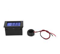D85-2042A LCD Dual Display Voltage Meter Ammeter AC80-300V 200-450V 0.1-100A with Current Transformer