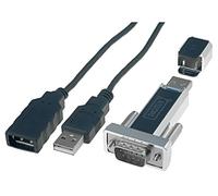 DA-70155-1 Convertidor USB-RS232 D-Sub 9pin Plug,USB A-Conector 0,8m DIGITUS