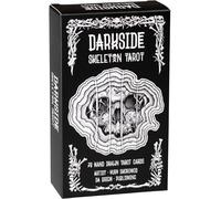 Da Brigh Baraja de Cartas Tarot Darkside Skelett, Ilustraciones Monocromáticas de Esqueletos, Tamaño Compacto para Portabilidad, Cartas 350 gsm, Acceso a Folleto Digital
