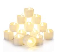 Da by 24 Piezas Bougies LED Té, Pilas CR2032 Incluidas, Sin Llama, para Decoración Casa Boda Fiesta