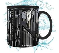 Da Caffè Divertente - In Ceramica Nera Di Grande Capacità Per Tè Caffè Whisky Birra Succhi Zuppe Acqua, Ideale Regalo Originale Casa Ufficio | Multifunzione Grande Capacità