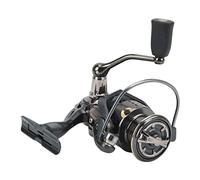 DA Full Metal Lure Spinning Reel, Fishing Spinning Reel with 5.2:1 Gear Ratio and 15 kg Drag, Long Casting Reel for Saltwater Freshwater Fishing with 3+1 BB Bearings (DA2000)