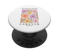 Da Gracias Señor Amor perdura para Siempre Salmo 136:1 PopSockets PopGrip Adhesivo