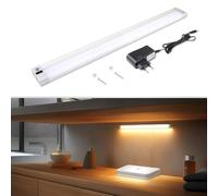 da LIGHT Lámpara LED para debajo de muebles con sensor, 26 V, 4 W, 320 lm, 4000 K, luz blanca natural, interruptor sin contacto, sensor de infrarrojos, barra de cocina, iluminación para armarios de