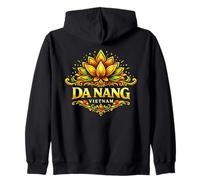 Da Nang Vietnam Lotus Beach Viaje Diseño Sudadera con Capucha