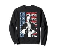 Da Pope León XIV Primer Santo Padre Americano Bandera de Estados Unidos Sudadera