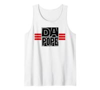 Da Pope Minimalista Humor Religioso Cultura Pop Divertida Camiseta sin Mangas