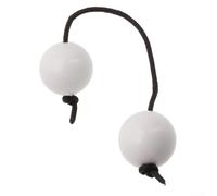 Da rienda suelta a la creatividad con 2 huevos de arena auténticos instrumentos Asalato para músicos (blanco y negro)