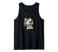 Da rienda suelta a tu lobo interior con este gráfico Camiseta sin Mangas