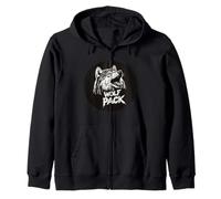 Da rienda suelta a tu lobo interior con este gráfico Sudadera con Capucha