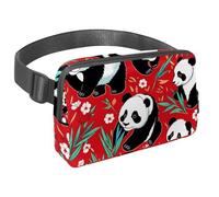 Da rienda suelta a tu pasión por los viajes, bolsa cruzada para hombres y mujeres, perfecta para correr, caminar, senderismo y ciclismo, patrón de hojas rosas, Multicolor#07, 1.5x9.0x5.9in/4x23x15cm