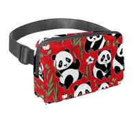 Da rienda suelta a tu pasión por los viajes, bolsa cruzada para hombres y mujeres, perfecta para correr, caminar, senderismo y ciclismo, patrón de hojas rosas, Multicolor#02, 1.5x9.0x5.9in/4x23x15cm