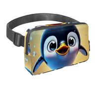 Da rienda suelta a tu pasión por los viajes, bolsa cruzada para hombres y mujeres, perfecta para correr, caminar, senderismo y ciclismo, encantador pingüino nada bajo el agua, Multicolor#02,