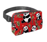 Da rienda suelta a tu pasión por los viajes, bolsa cruzada para hombres y mujeres, perfecta para correr, caminar, senderismo y ciclismo, patrón de hojas rosas, Multicolor#08, 1.5x9.0x5.9in/4x23x15cm