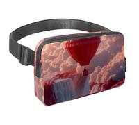 Da rienda suelta a tu pasión por los viajes, descubre la mejor riñonera de viaje para hombres y mujeres, con una bolsa cruzada para correr, caminar, senderismo y ciclismo, patrón de globo aerostático