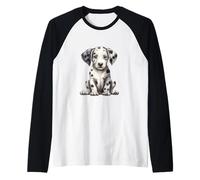 Da rienda Suelta al Amor de tu Cachorro: un Homenaje cautivador a los dálmatas Camiseta Manga Raglan