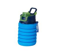 Da Viaggio Pieghevole En Silicona - Bottiglia D'Acqua Portatile | Bicchiere Riuszabile En Silicona Alimentare Con Coperchio | Da Bere Per Campeggio, Picnic, Viaggio E Outdo