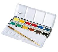 Da Vinci 4029 Serie Mejores Leonardo Agua Color Pinceles Set de Prueba, Metal, Blanco, 30 x 30 x 30 cm