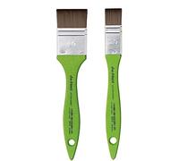 DA Vinci Cepillo Mottler Serie 5073, Fibra sintética, Verde, Tamaño 20 mm, 40 mm. Set 2 Piezas