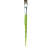 Da Vinci Cepillo Plano Serie 374, 16, Fibra sintética, Verde, 19.5 x 1.36 x 30 cm