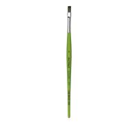 Da Vinci Cepillo Plano Serie 374, Fibra sintética, Verde, 18.6 x 0.59 x 30 cm
