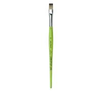 Da Vinci Cepillo plano VA 10 Serie 374, fibra sintética, verde, 19,5 x 0,92 x 30 cm