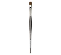 da Vinci Colineo - Pincel para acuarela de mango corto, fibras sintéticas, pinceles para artistas, acuarelas, pinturas acrílicas líquidas, fabricado en Alemania, plano, tamaño 12