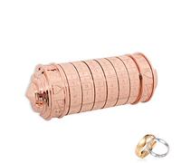 Da Vinci Cryptex Oro Rojo Bloqueo de código San Valentin Regalos Originales Hombre Mujer Regalos Divertidos Originales para Mujer Hombre Amigo Novio Novia Parejas Invisible Madres Padres