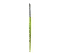 Da Vinci 3738 Cepillo Redondo Serie 373, Fibra sintética, Verde, 19.5 x 0.45 x 30 cm