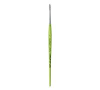 Da Vinci Cepillo redondo 3736 Serie 373, fibra sintética, verde, 19,3 x 0,38 x 30 cm