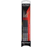 Da Vinci Juego de 4 pinceles de fibra sintética Micro Nova Kit 4275