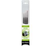 Da Vinci Maestro Kolinsky - Juego de mesa (mango corto), color verde