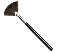 Da Vinci Pinceles/Pinceles Make Up/Pinceles Highlighter/Fan Brush strobing/Fan Pincel, pelo auténtico (extrafeines pelo de cabra), 1er Pack (1 x 1 pieza)