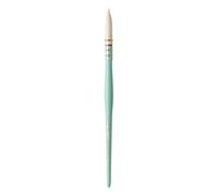 da Vinci, Pretty Mint Edition, Pincel Acuarela Redondo, N.º 2, sintético | Fibras onduladas extrasuaves con gran capacidad de carga de pintura, atadas a mano en virola de plástico.