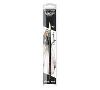 Kagalovska by da Vinci - Casaneo White- Fibras sintéticas blancas onduladas extra suaves en una pluma con mango negro para todos los medios (0)