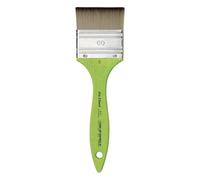 Da Vinci Student Fit - Cepillo sintético para Escuela y Hobby, Fibra sintética., Verde, 21 x 6 x 30 cm